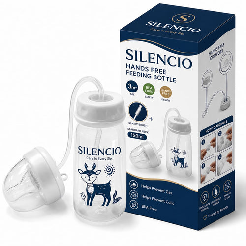 🍼 BabySip™ – 360° Weighted Straw Feeding Bottle