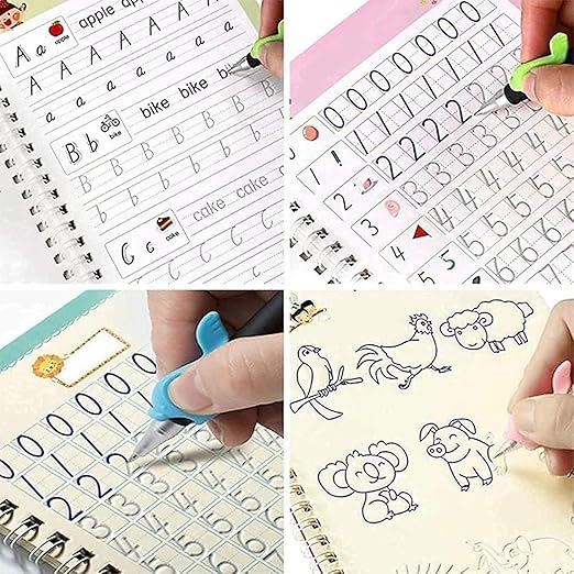 Early Learner Magic Book ( 4 Books + 1 Pen + 1 Grip + 10 Refills — 41% OFF Today! )