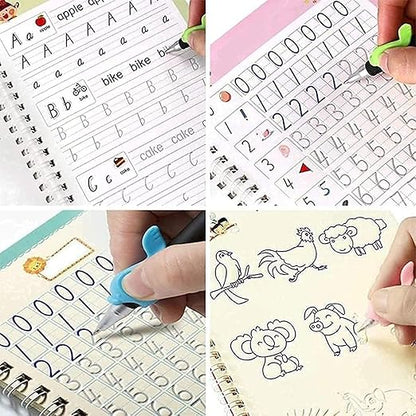 Early Learner Magic Book ( 4 Books + 1 Pen + 1 Grip + 10 Refills — 41% OFF Today! )
