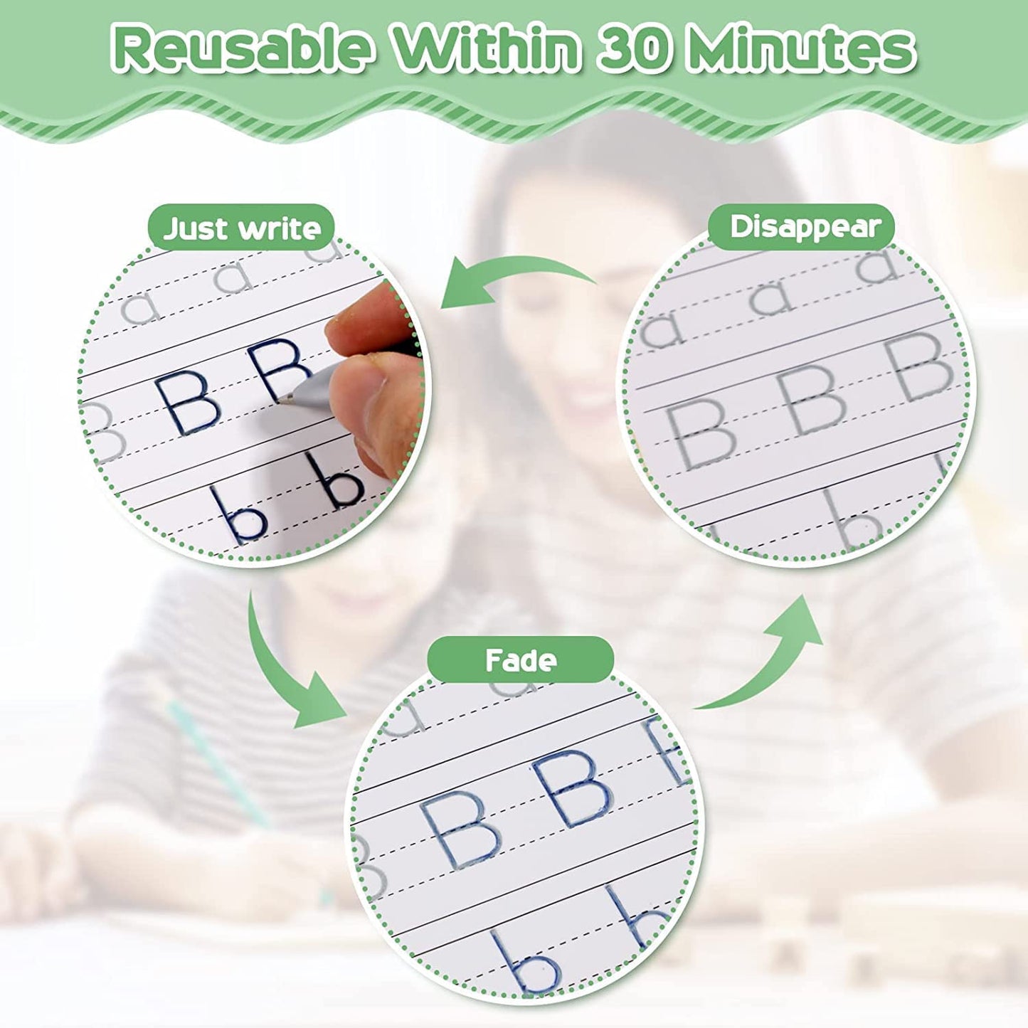 Early Learner Magic Book ( 4 Books + 1 Pen + 1 Grip + 10 Refills — 41% OFF Today! )